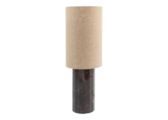 Heal's Colonna Marble Table Lamp Cocoa