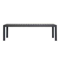 Case Eos Outdoor Bench in Black - thumbnail 2