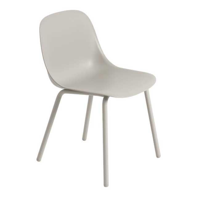 Muuto Fiber Outdoor Side Chair in Grey