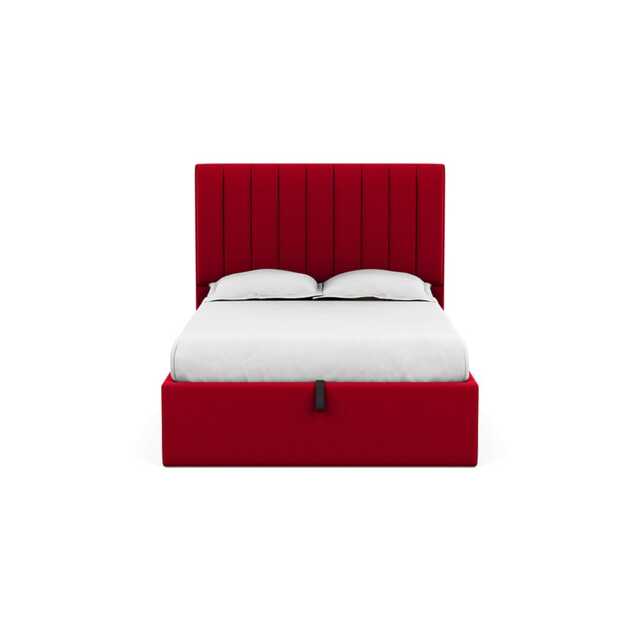 Heal's Retta Headboard Double Melton Wool Red Oxide - image 1
