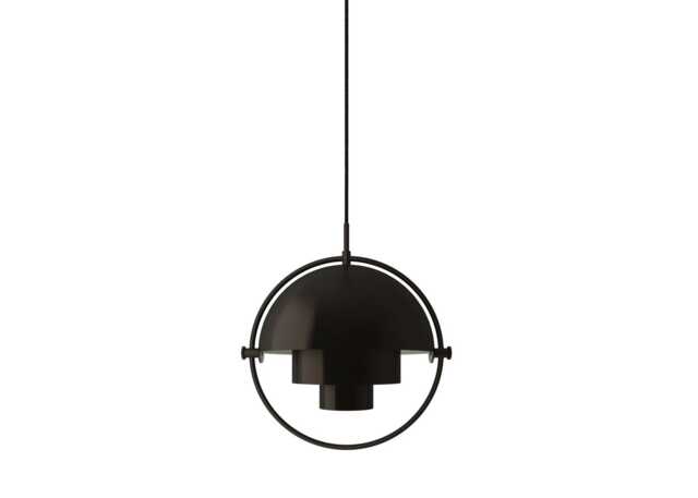 Gubi Multi-Lite Pendant Black Brass Small - image 1