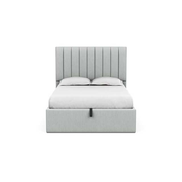 Heal's Lift Storage Divan Double Broad Weave Tin Natural Feet