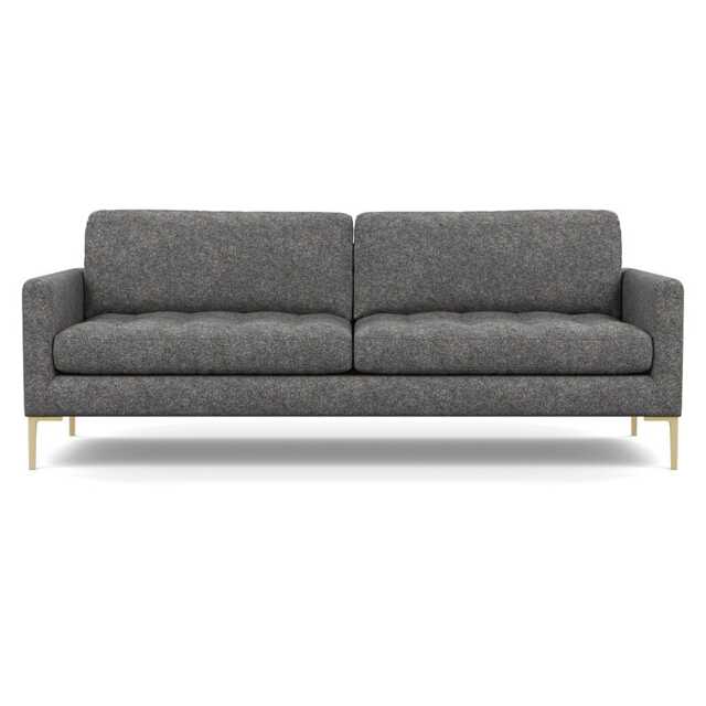 Heal's Eton 4 Seater Sofa Melton Wool Shale Brass