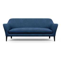Heal's Wallis 4 Seater Sofa Capelo Linen-Cotton Inkspot Black Feet - thumbnail 2