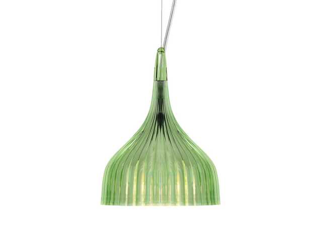Kartell E' Pendant Transparent Green