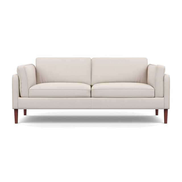Heal's Sonno 3 Seater Siena Cotton Natural Walnut Feet