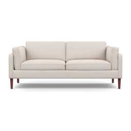 Heal's Sonno 3 Seater Siena Cotton Natural Walnut Feet