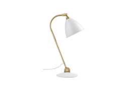 Gubi Bestlite BL2 Table Light Brass Base White Shade