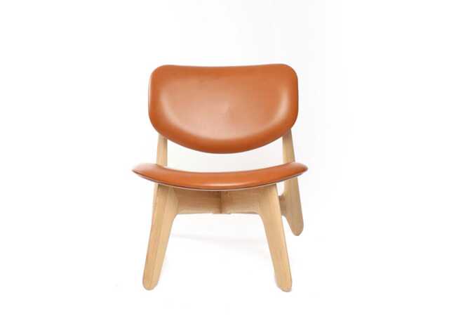 Tom Dixon Slab Lounge Chair Cognac