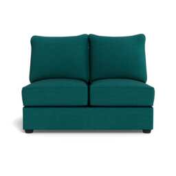 Heal's Tailor Double Armless Unit Brushed Cotton Pine Black Feet