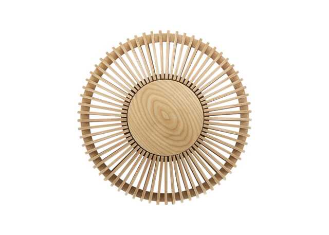 Umage Clava Up Wall Light Natural Oak Medium