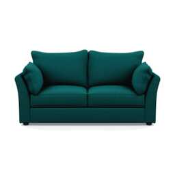 Heal's Tailor 3 Seater Sofa Brushed Cotton Pine Black Feet