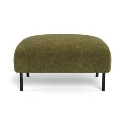 Heal's Alto Ottoman Melton Wool Granite Black Feet - thumbnail 2
