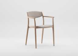 Artisan Nila Dining Chair Oak White Pigmented Oil Steelcut Trio 213 - thumbnail 1