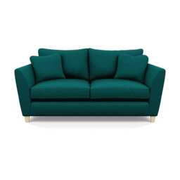 Heal's Torino 3 Seater Sofa Brushed Cotton Pine Natural Feet