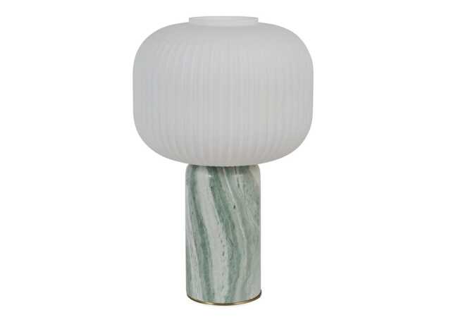 Heal's Opal Lantern Table Lamp Jadeite Marble