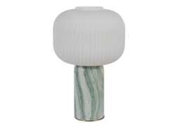 Heal's Opal Lantern Table Lamp Jadeite Marble