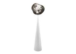 Tom Dixon Melt LED Cone Fat Floor Lamp Chrome & Silver