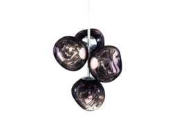 Tom Dixon Melt LED Chandelier Light Smoke Mini
