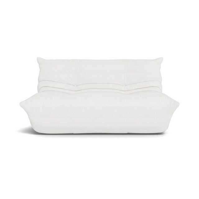 Ligne Roset Togo Small Settee in Capa Ecru