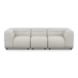Heal's Lilli 3 Seater Sofa Capelo-Linen Sea Salt Natural Beech Feet