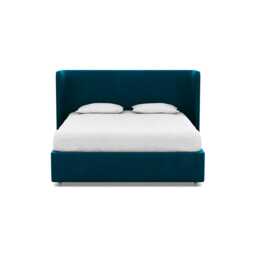 Heal's Monroe Headboard (Lift Storage) Super King Velvet Teal
