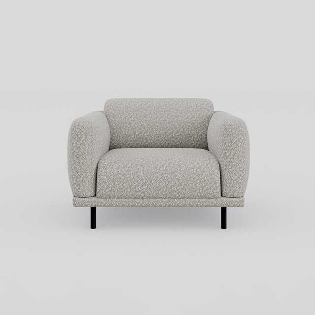 Heal's Harri Armchair Chunky Boucle Ecru