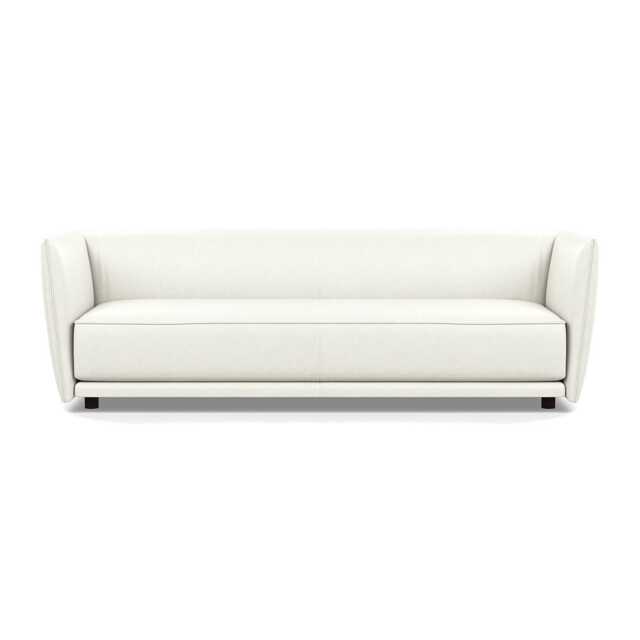 Heal's Valley 4 Seater Sofa Linea White Walnut Stain Feet - image 1