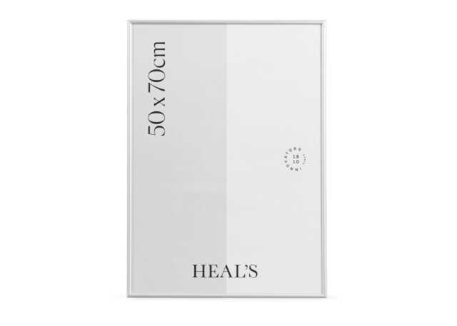 Heal's Gallery Aluminium Frame Silver 50 x 70cm
