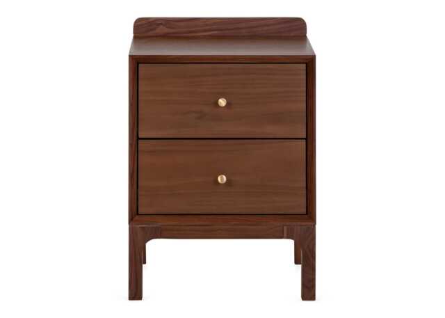 Heal's Artie Bedside Table Walnut