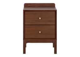 Heal's Artie Bedside Table Walnut