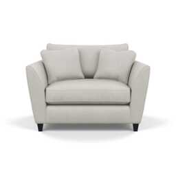 Heal's Torino Loveseat Capelo Linen-Cotton Sea Salt Black