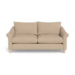 Heal's Devon 3 Seater Capelo Linen-Cotton Bamboo Natural Feet