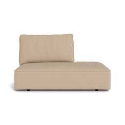 Heal's Morven Right Hand Facing Open End Unit Capelo Linen-Cotton Bamboo Black Feet