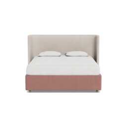 Heal's Deep Divan Super King None Smart Luxe Velvet Dusky Pink