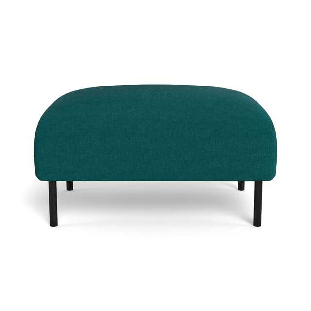 Heal's Alto Ottoman Brushed Cotton Pine Black Feet - image 1
