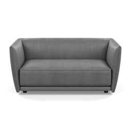 Heal's Valley 2 Seater Sofa Daino Steel Walnut Stain Feet - thumbnail 1