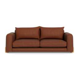 Heal's Nuvola 4 Seater Sofa Smart Luxe Velvet Tawny Natural Feet - thumbnail 1
