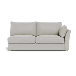 Heal's Tailor Large Right Hand Facing Corner Unit Capelo Linen-Cotton Sea Salt Natural Feet