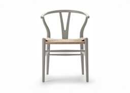Carl Hansen & Son CH24 Wishbone Chair Soft Silver Gray - thumbnail 1