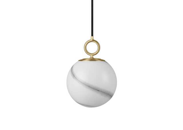 Halo Stockholm Pendant Marble Grey Dia 18