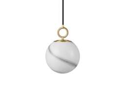 Halo Stockholm Pendant Marble Grey Dia 18
