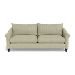 Heal's Devon 4 Seater Sofa Cotton Grain Black Feet