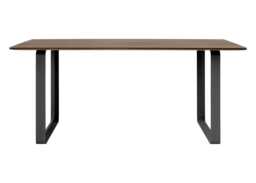 Muuto 70/70 Table 170 x 85cm in Smoked Oak with Black Legs