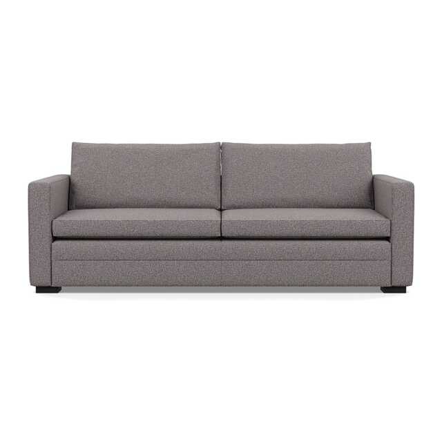 Heal's Palermo 4 Seater Sofa Loop Boucle Granite Black Feet