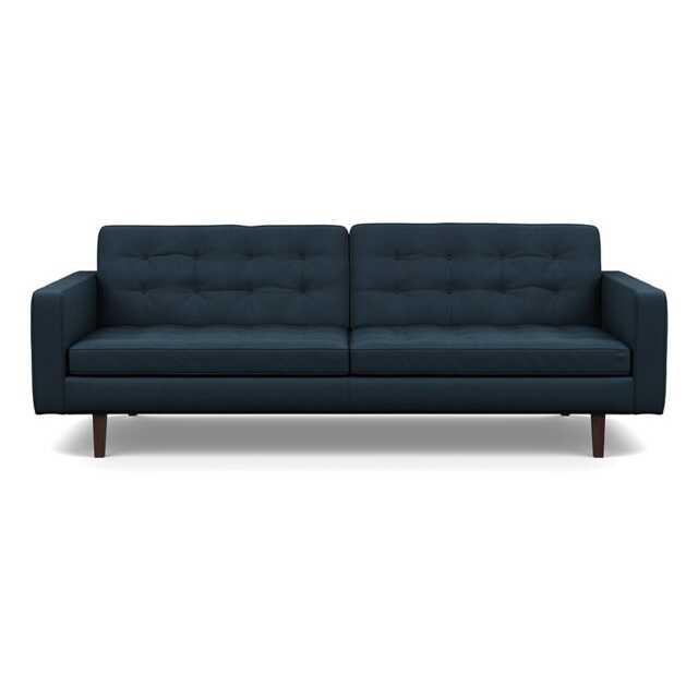 Heal's Hepburn 4 Seater Siena Cotton Deep Sea Black