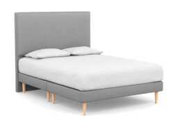 Heal's Shallow Divan King Brushed Cotton Pine Light Turned Solid Wood - thumbnail 2