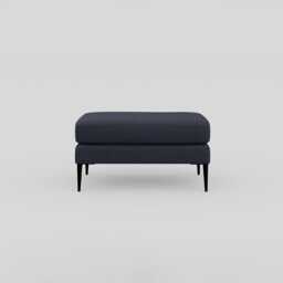 Heal's Brunel Footstool Boucle Indigo