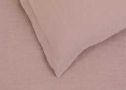 Heal's Washed Linen Dusky Pink Fitted Sheet King