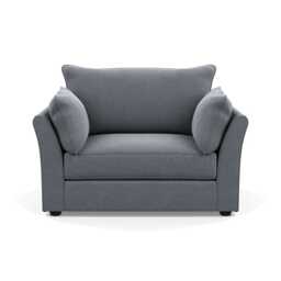 Heal's Tailor Loveseat Boucle Steel Black Beech Feet